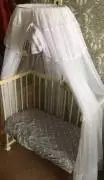 Детская кроватка с балдахином