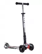 Самокат Black Aqua MG021 светящиеся колёса
