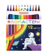 Фломастеры ПИФАГОР «Космическая одиссея», 12 цвето