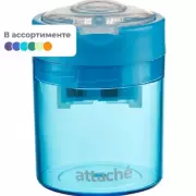 Точилка Attache Economy на 2 отв., c цветным конте