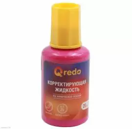 Корректирующая жидкость Qredo, 20 мл,