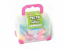 Тесто для лепки СУНДУЧОК 10 цветов (150 грамм)
