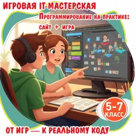 Курс «Программирование онлайн-игр для детей», 5-7 